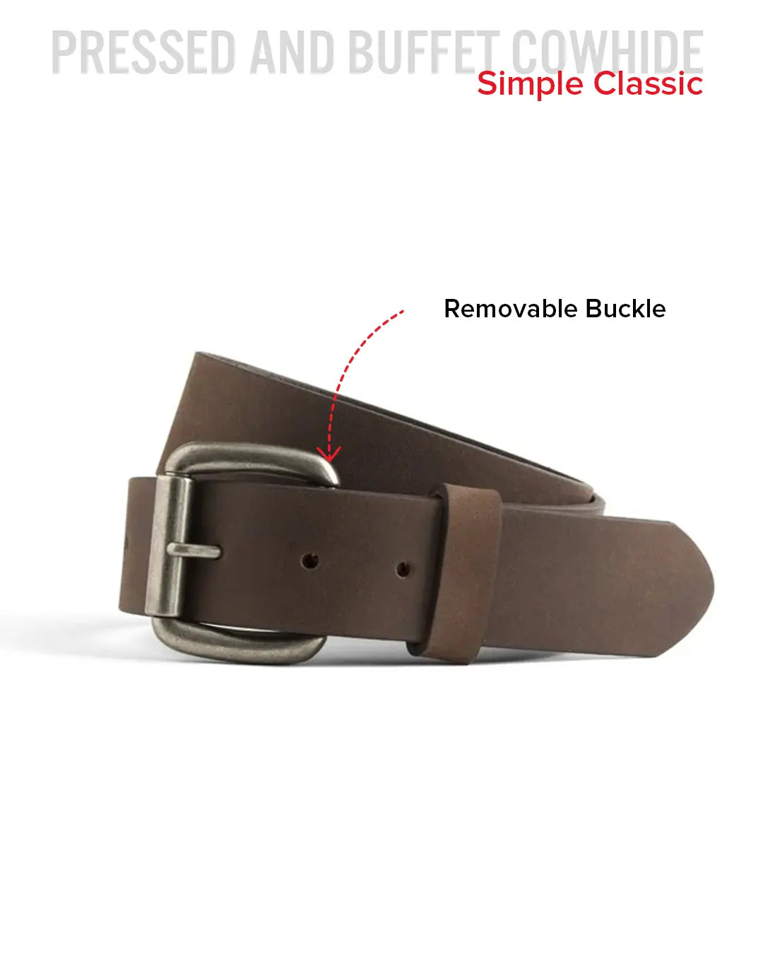 Leather Belt 1 1/2" Belt Accessories