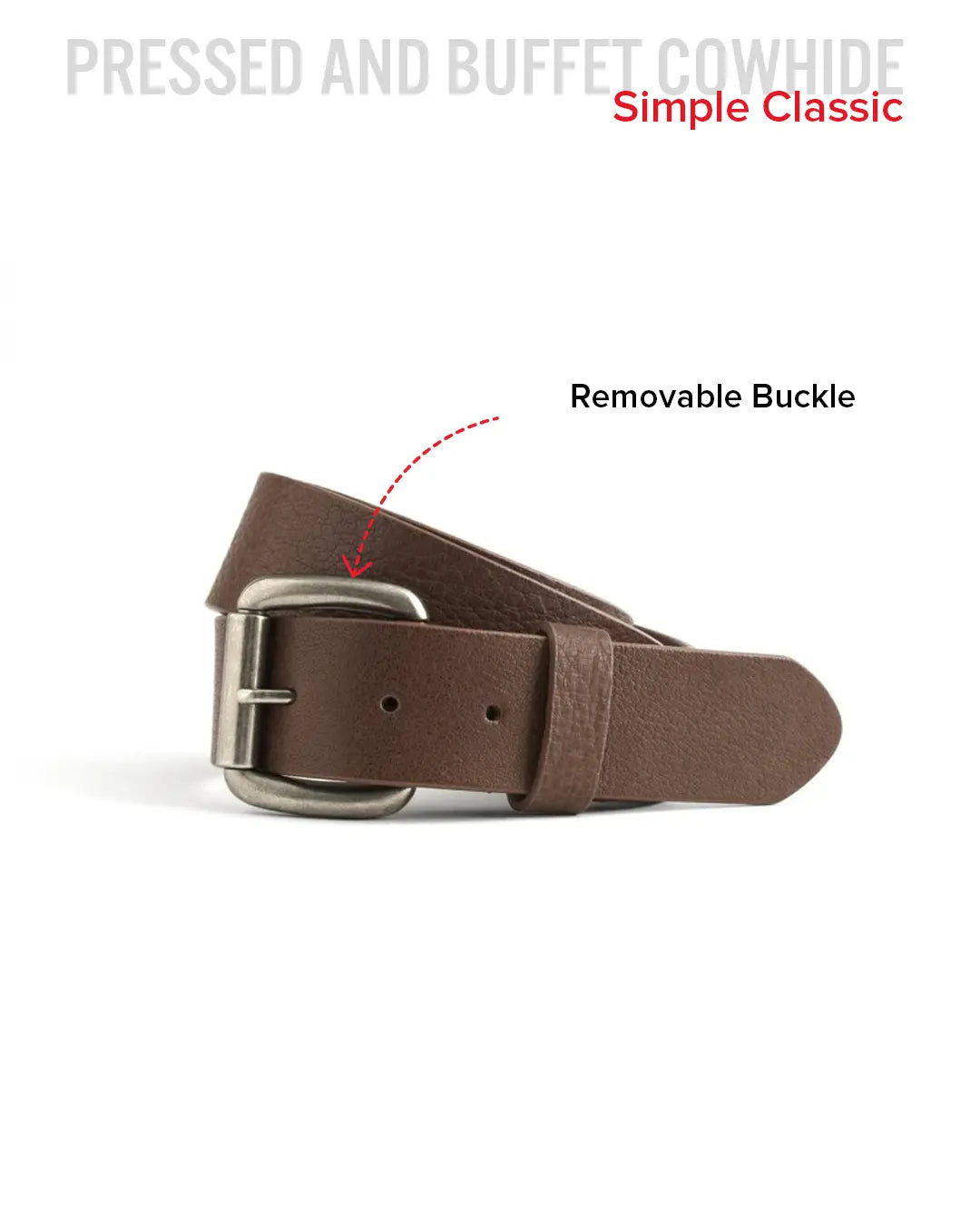 Leather Belt 1 1/2" Belt Accessories