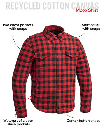 Canvas Moto Flannel