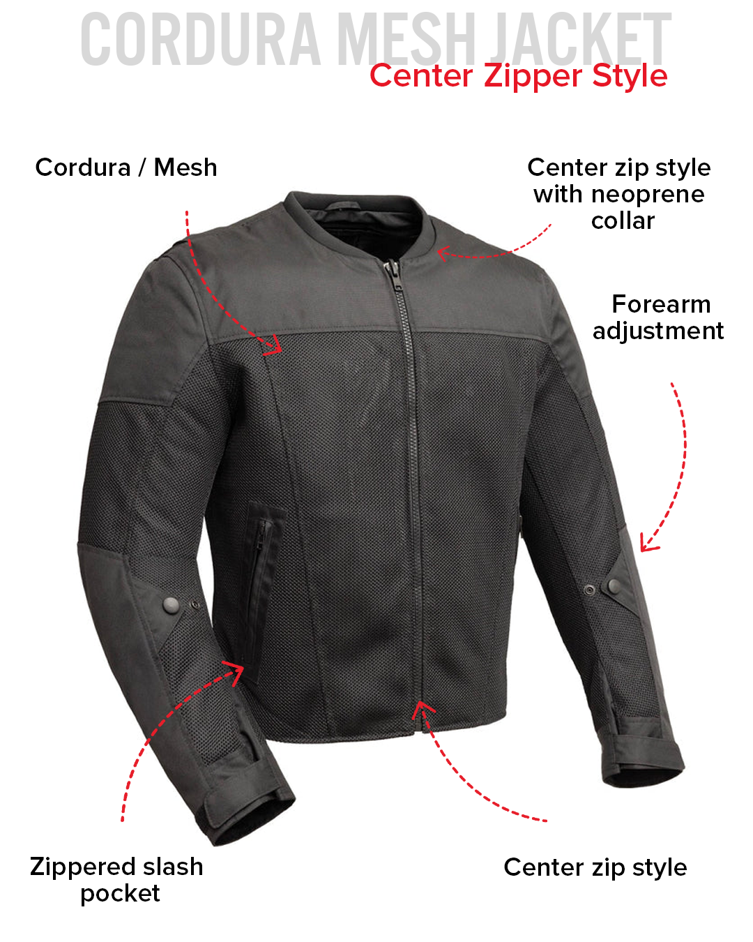 Tornado Men's Cordura Textile Jacket Men's Jacket First Manufacturing Company