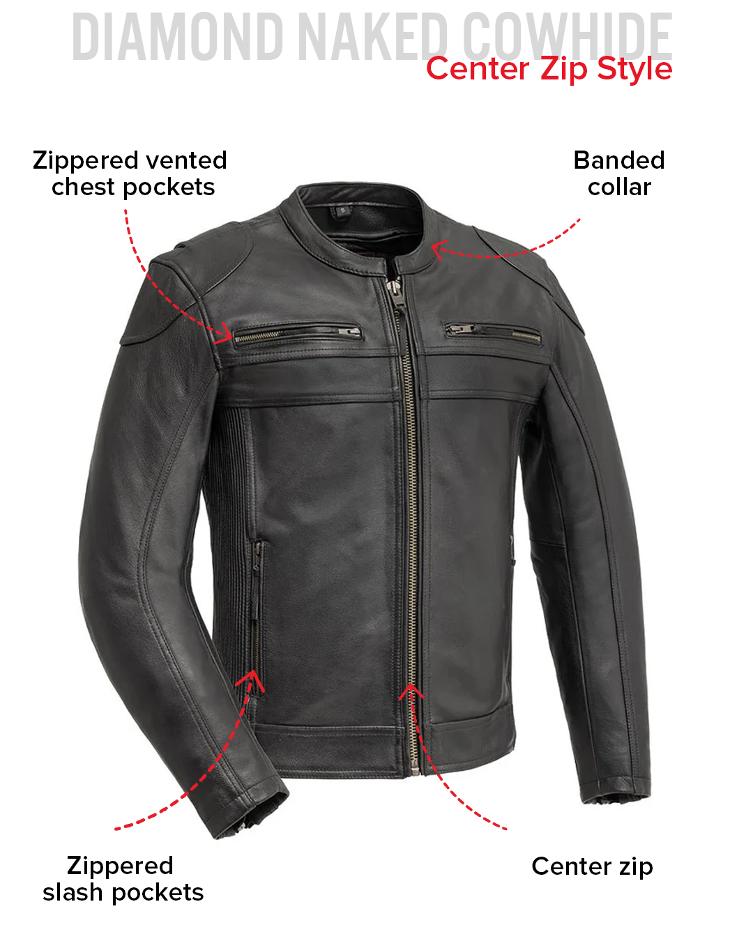 ジャケット・アウター NO ID. LEATHER MOTORCYCLE JKT size1 New Kawasaki Z Rider Racing Cowhide Leather Motorbike Motorcycle