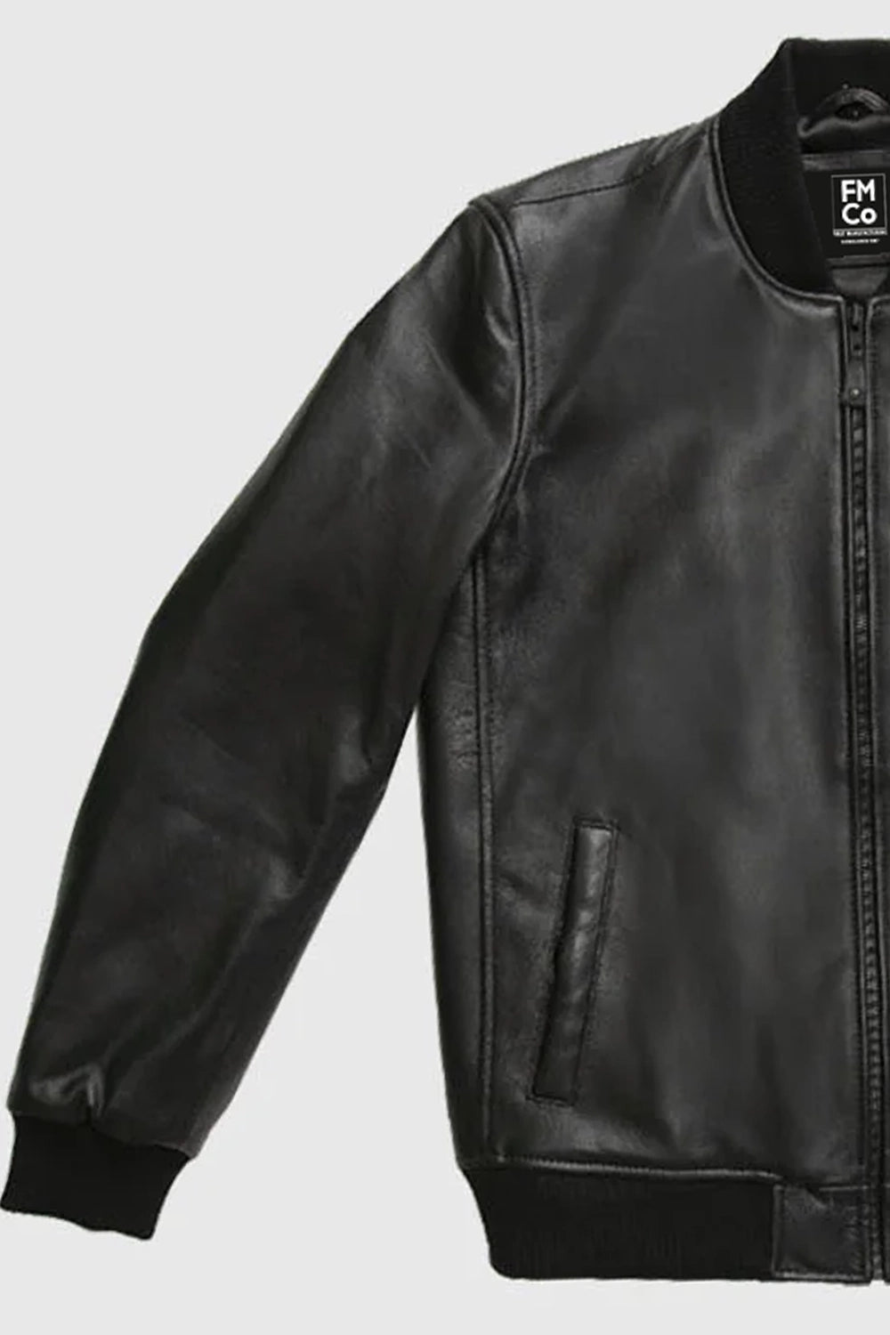 Dravis Mens Leather Bomber Jacket Men's New Zealand Lambskin Jacket FMCo   