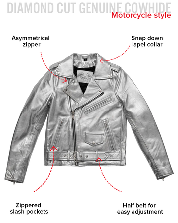 Deirdre - Women's BHBR Motorcycle Leather Jacket