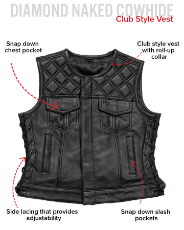 Gilet western unisexe en cuir de vachette véritable, gilet de