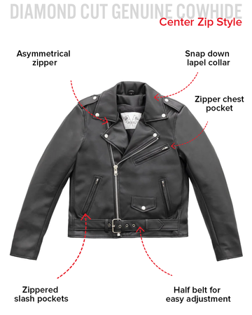 STANDARD MOTORCYCLE LEATHERS レザージャケット36 Cassandra - Women's Vegan Leather Motorcycle Jacket
