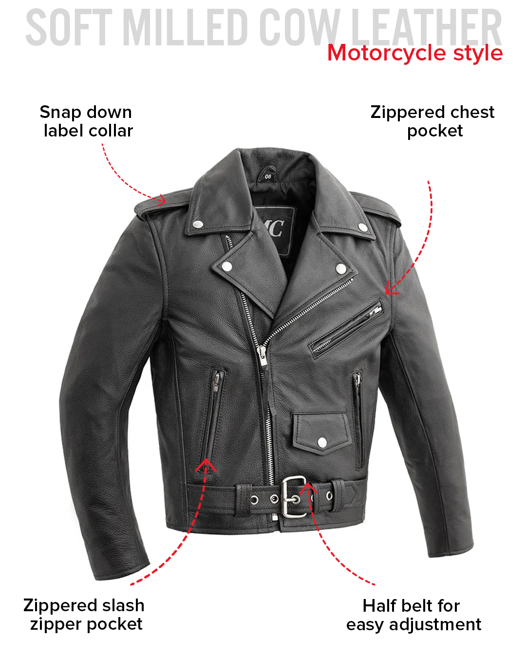 Cry Baby - Kids Leather Jacket – First Manufacturing Company