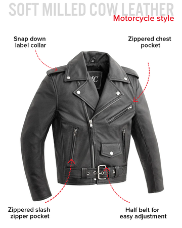 Cry Baby - Kids Leather Jacket – First Manufacturing Company