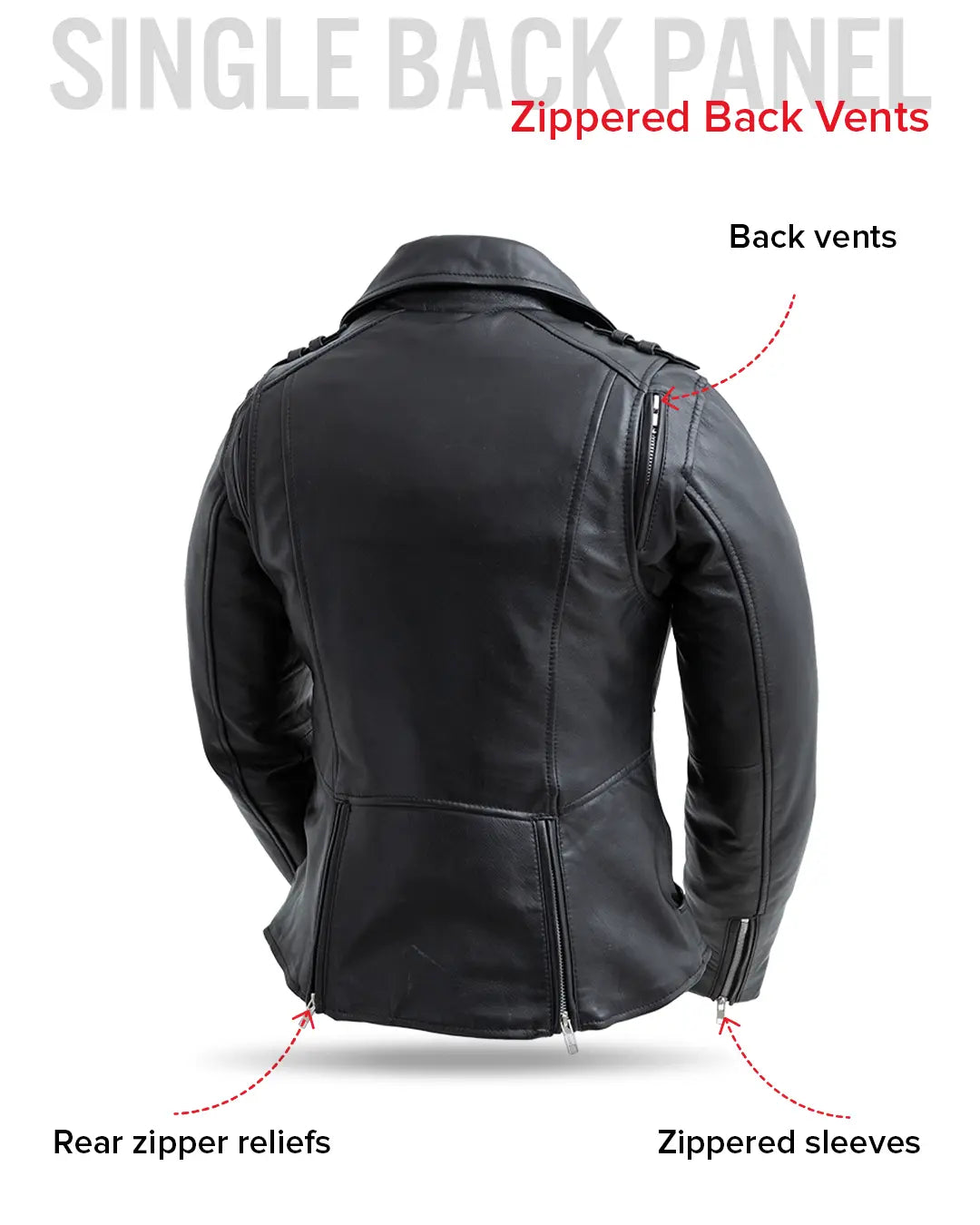 Bloom - Women's Motorcycle Leather Jacket Women's Leather Jacket Jackets