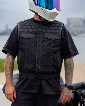 Lowside Hornet Moto Mesh Men's Club Style Vest