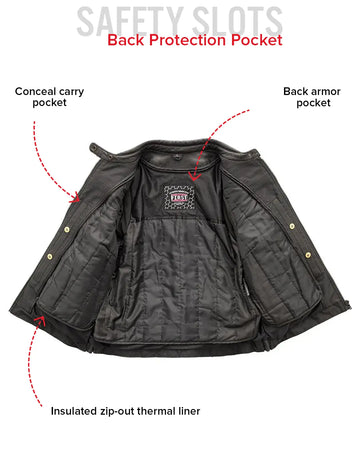 Targa - Women's Motorcycle Leather Jacket – First MFG Co