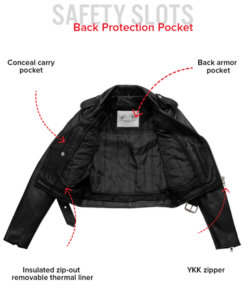 Imogen - Women's Motorcycle Leather Jacket – First MFG Co