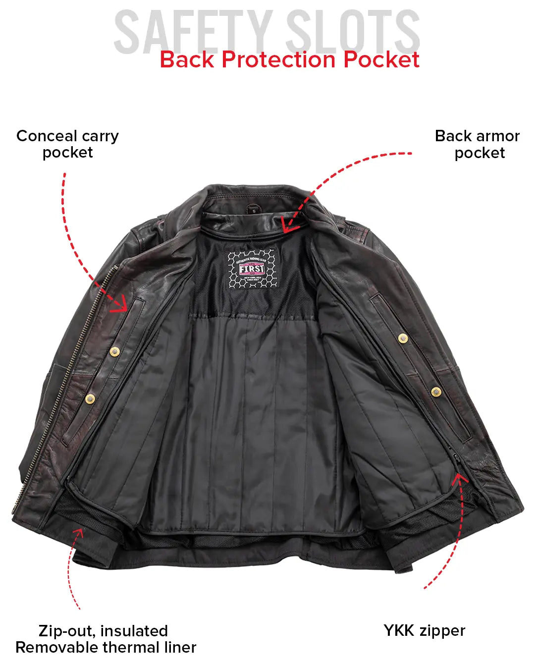 Wildside - Women's Motorcycle Leather Jacket Women's Leather Jacket Jackets