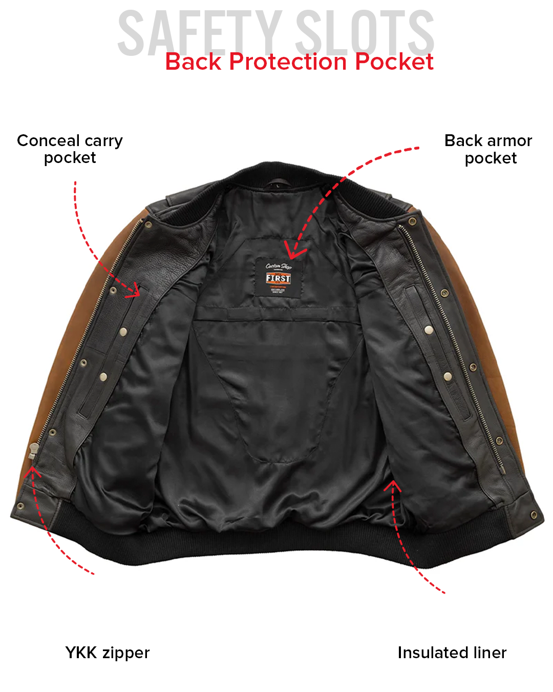 Willie Men's Motorcycle Leather Jacket Men's Leather Jacket Jackets