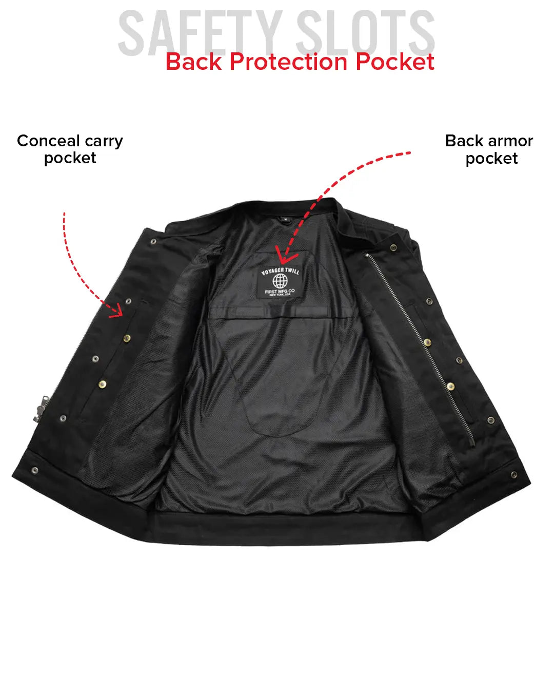 Desperado Men's Motorcycle Twill Jacket Men's Twill Jacket Jackets