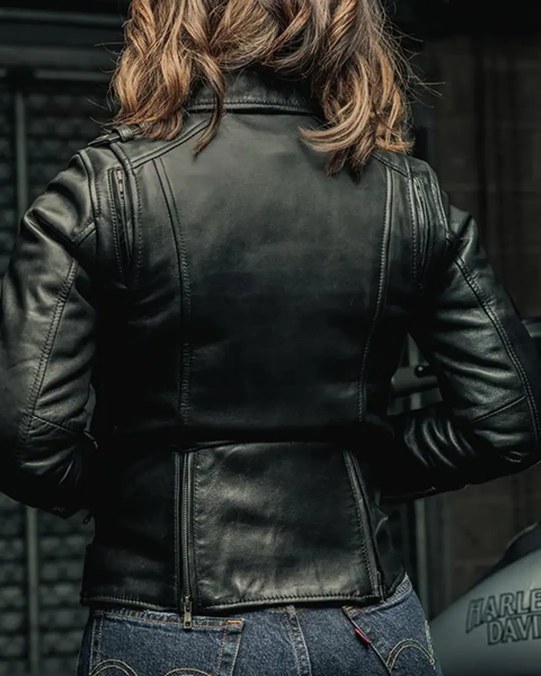 Bloom - Women's Motorcycle Leather Jacket Women's Leather Jacket Jackets