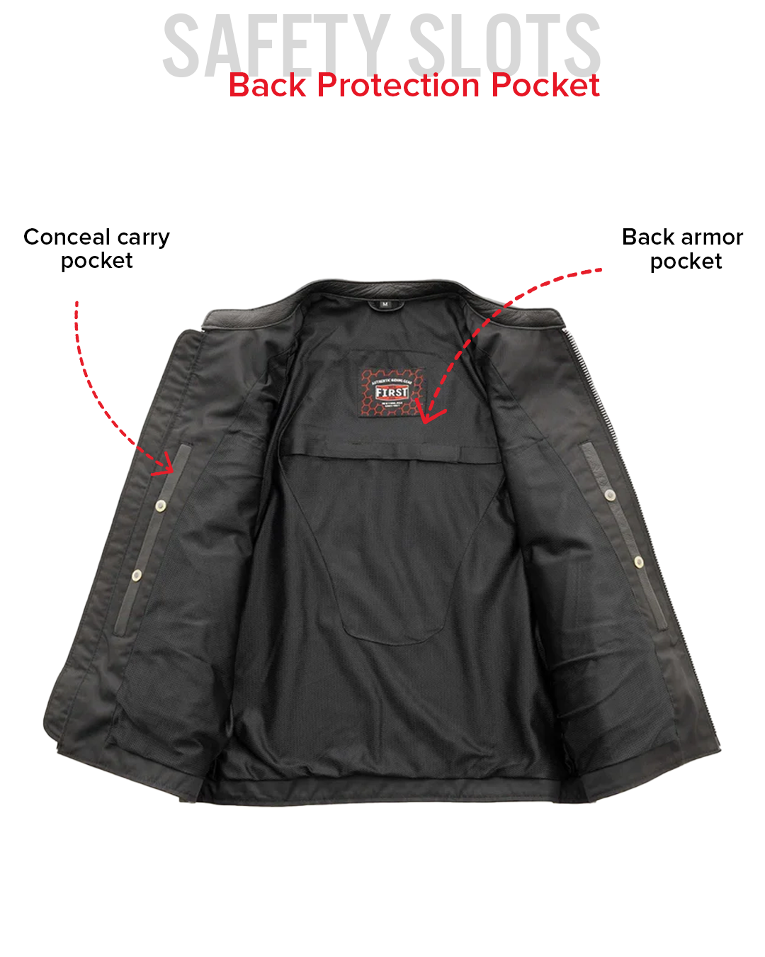 Titan Men's Motorcycle Leather Jacket – First Manufacturing