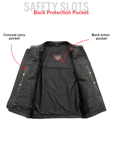 Titan Men's Motorcycle Leather Jacket – First Manufacturing