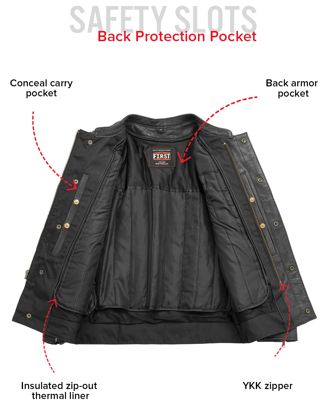 Raider Men's Motorcycle Leather Jacket