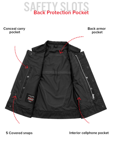 Jessica - Women's Club Style Leather Vest (Limited Edition)