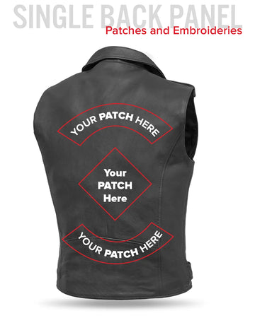 Rockin - Men's Motorcycle Leather Vest – First MFG Co