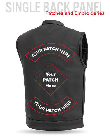 Hotshot Men's Motorcycle Leather Vest – First MFG Co