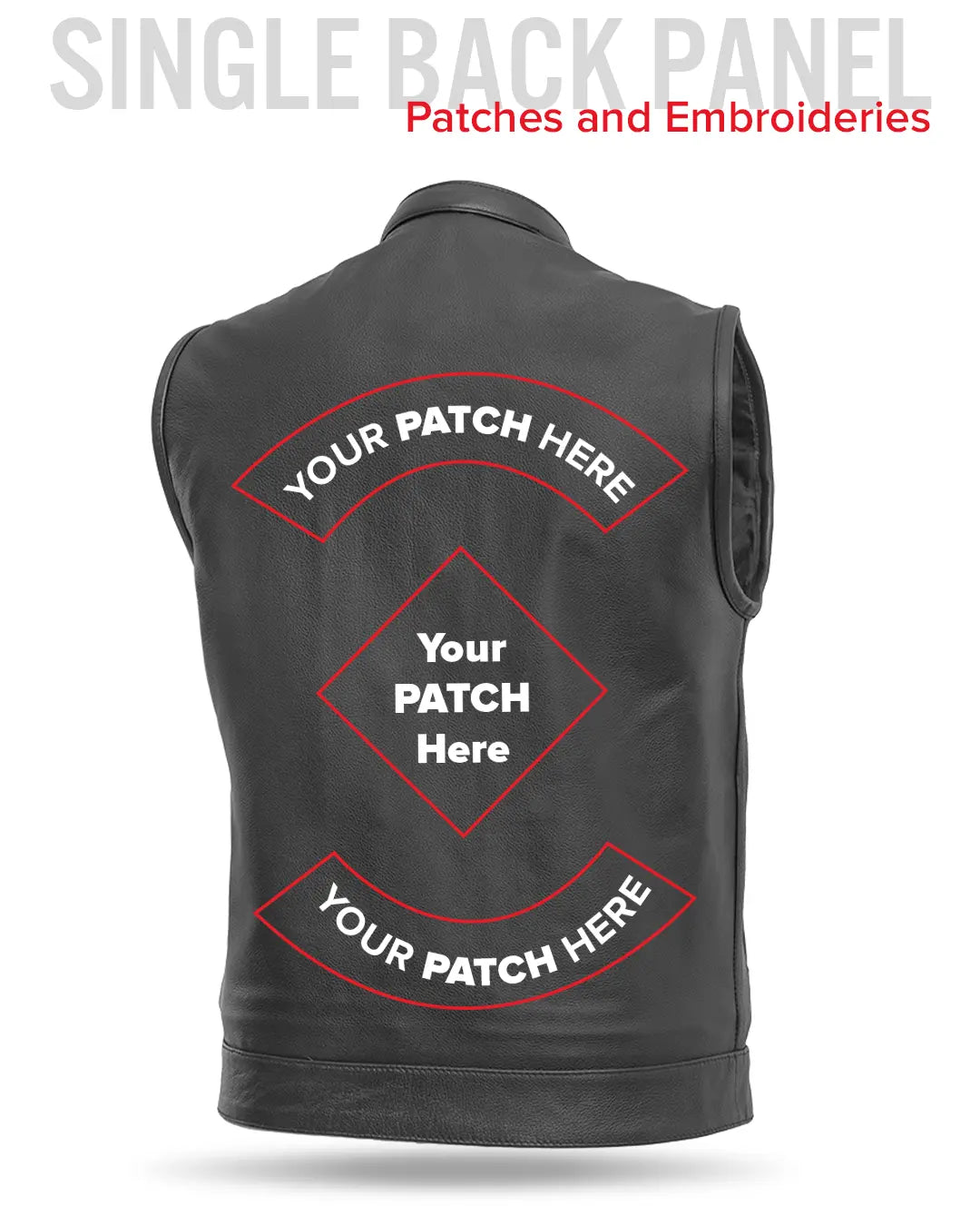 Blaster Men's Leather Motorcycle Vest – First MFG Co