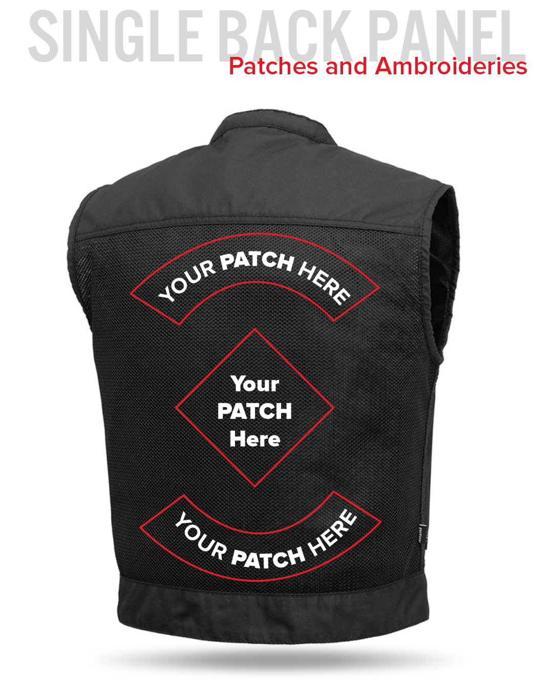 Lowrider Moto Mesh Men's Motorcycle Vest