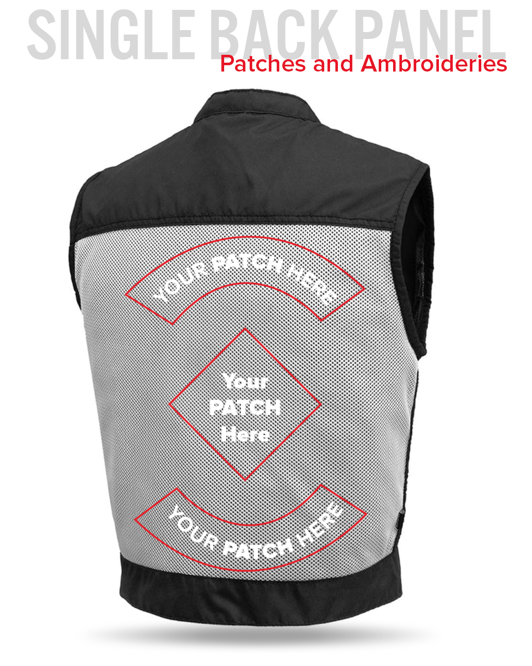 Lowrider Moto Mesh Men's Motorcycle Vest