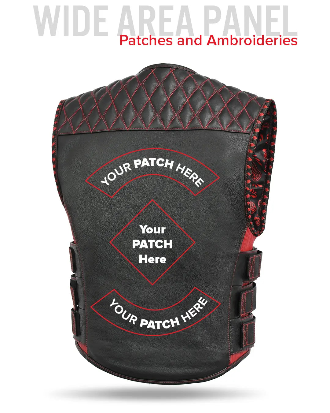 Tactical Emerald Men’s Motorcycle Leather Vest