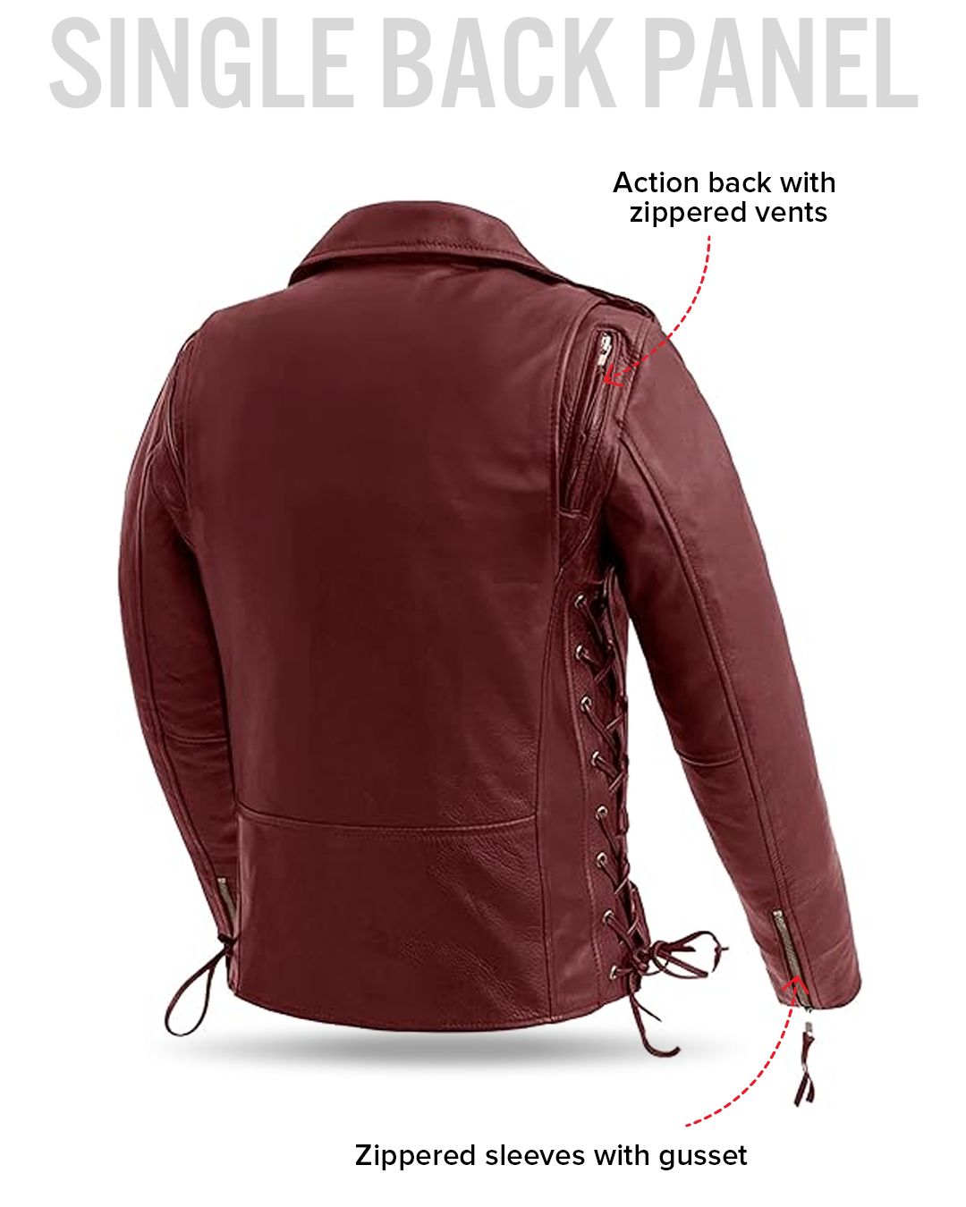 Popstar - Women's Motorcycle Leather Jacket – First MFG Co