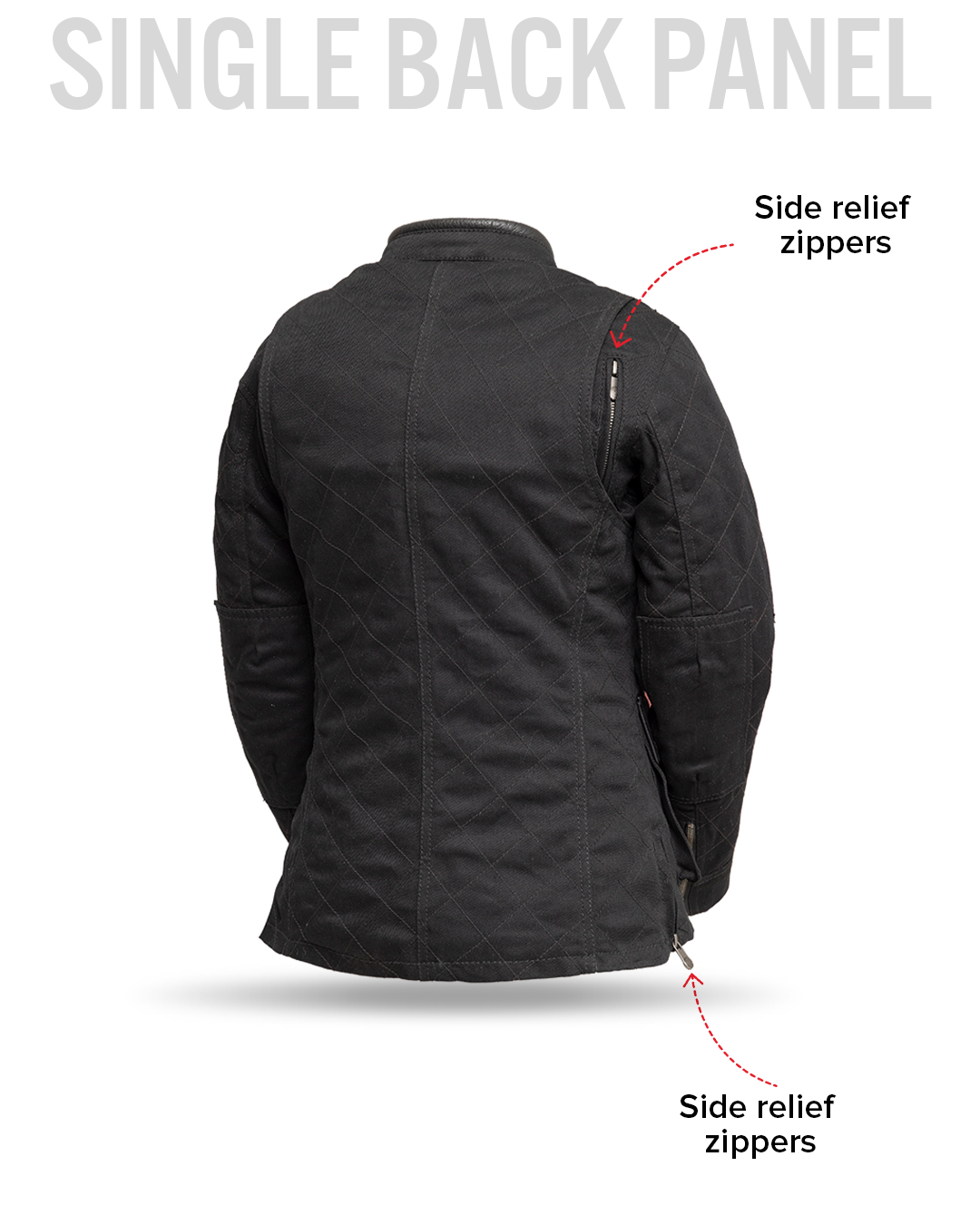 Outcast - Women's Twill Motorcycle Jacket Women's Leather Jacket Jackets