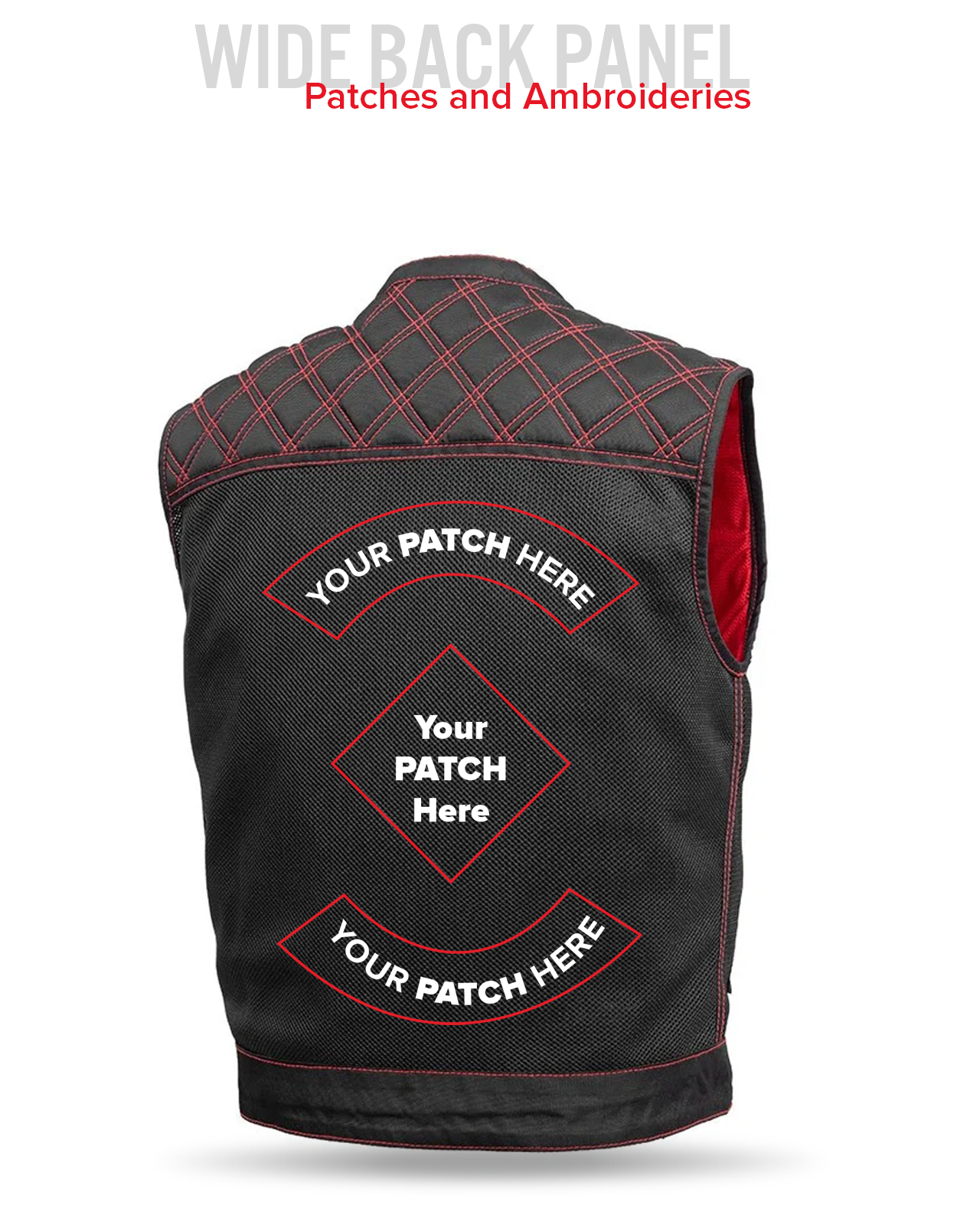 Upside Moto Mesh Men's Motorcycle Vest Men's Moto Mesh Vest Vests