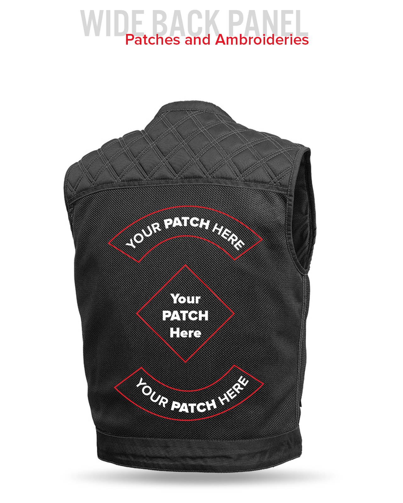 Upside Moto Mesh Men's Motorcycle Vest Men's Moto Mesh Vest Vests