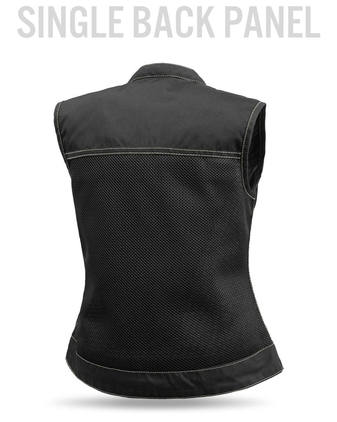 Jessica - Women's Club Style Leather Vest (Limited Edition)