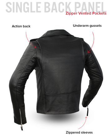 Rockstar - Women's Motorcycle Leather Jacket – First MFG Co
