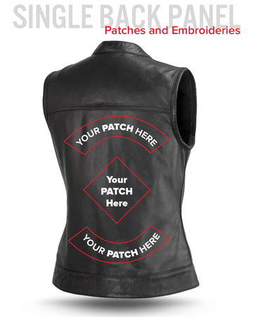 Ludlow Women's Motorcycle Leather Vest – First MFG Co