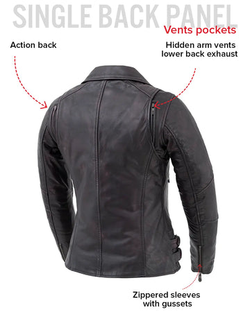 Wildside Motorcycle Leather Jacket – First Manufacturing Co
