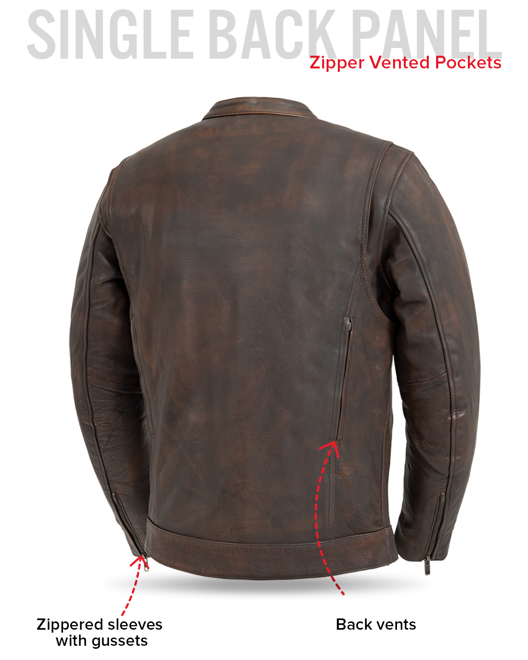 Raider Men's Motorcycle Leather Jacket - First MFG Co Raider Men's Motorcycle Leather Jacket - First MFG Co
