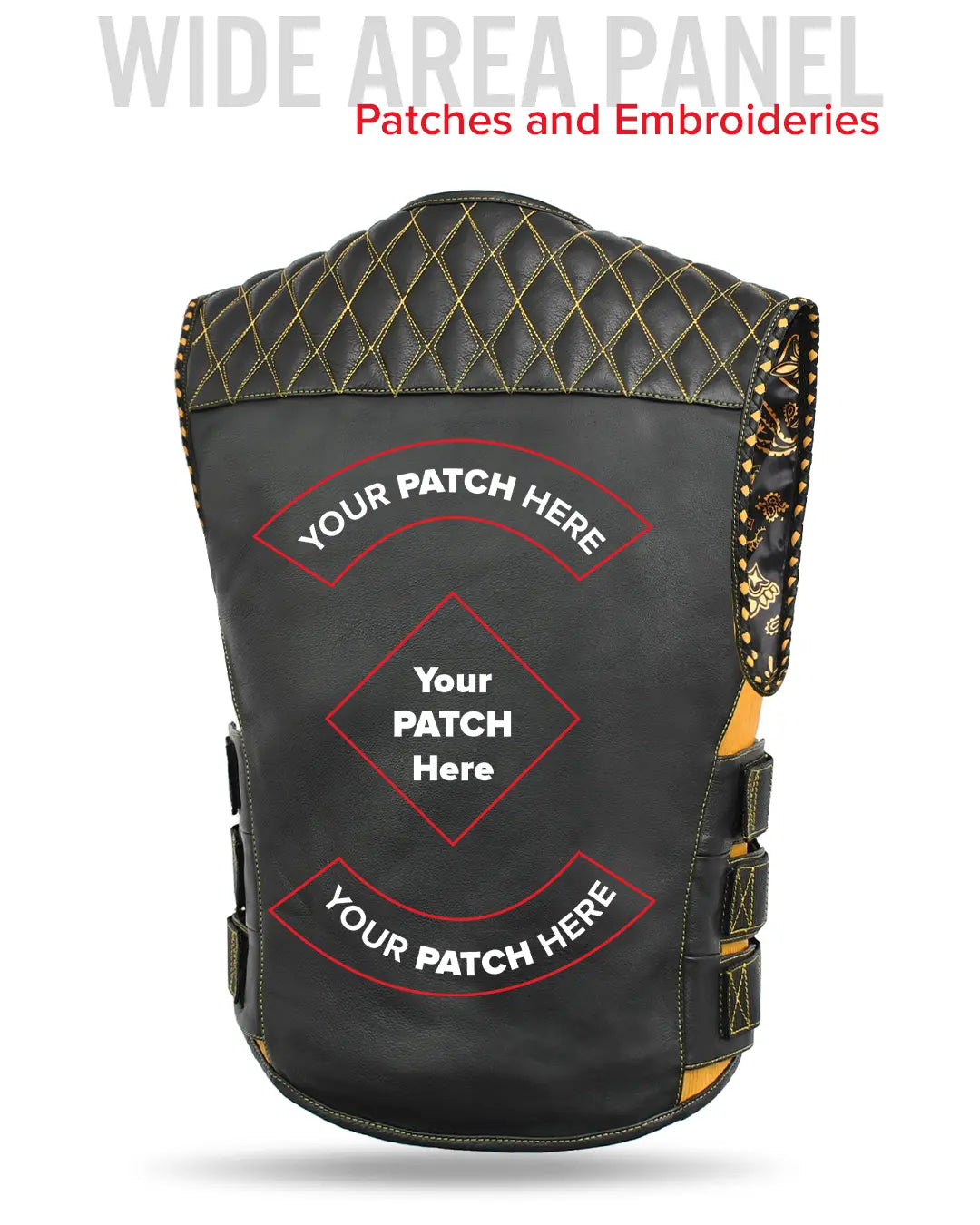Tactical Emerald Men’s Motorcycle Leather Vest