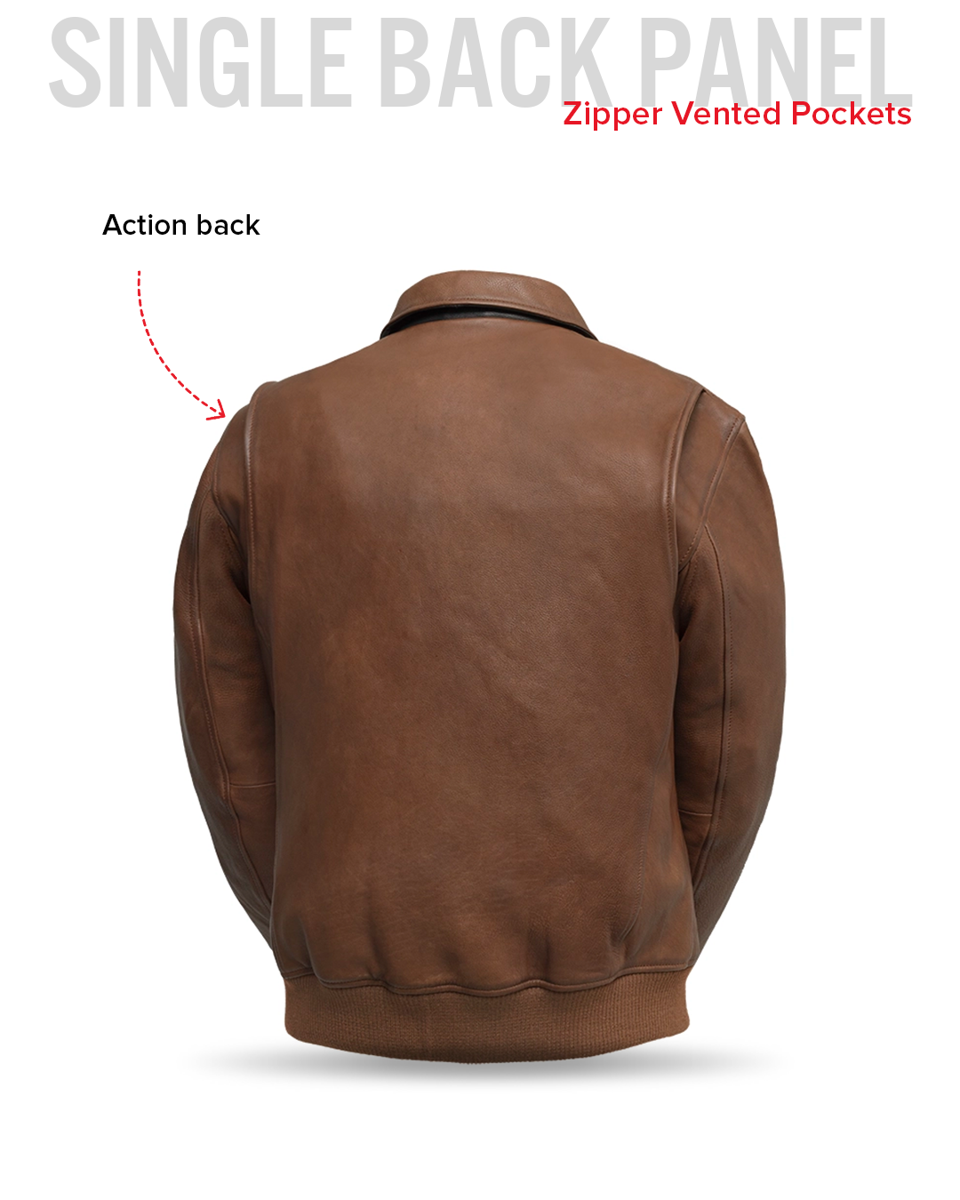 Moto Bomber - Men's Leather Jacket Moto Bomber - Men's Leather Jacket