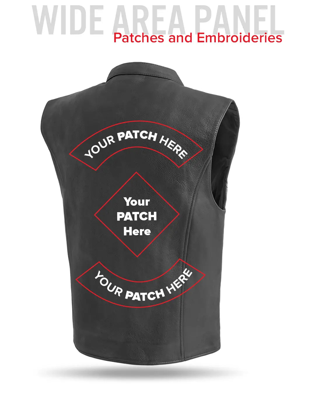 Club House Men's Leather Motorcycle Vest Men's Leather Vest Vests