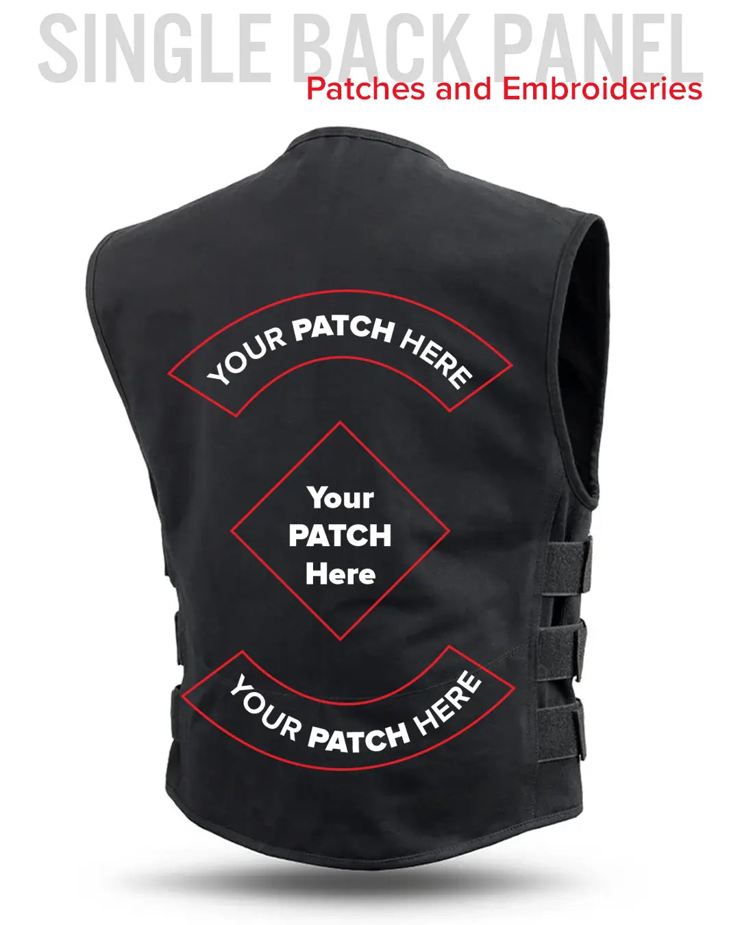 Knox - Men's Motorcycle Swat Style 20oz. Canvas Vest