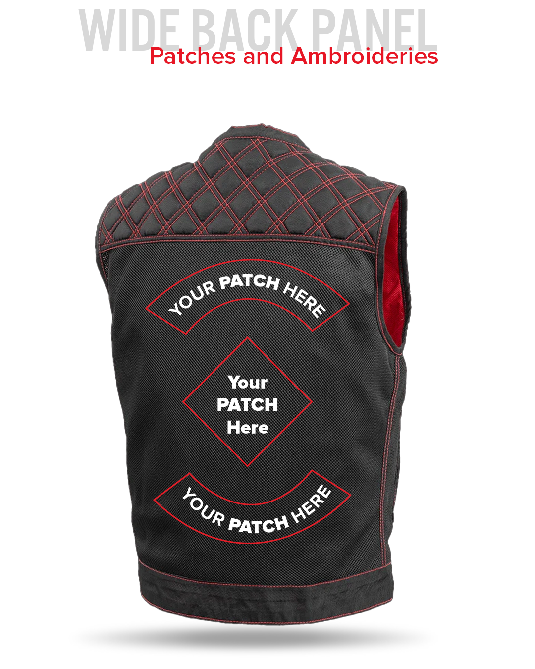 Downside Moto Mesh Men's Motorcycle Vest Men's Moto Mesh Vest Vests