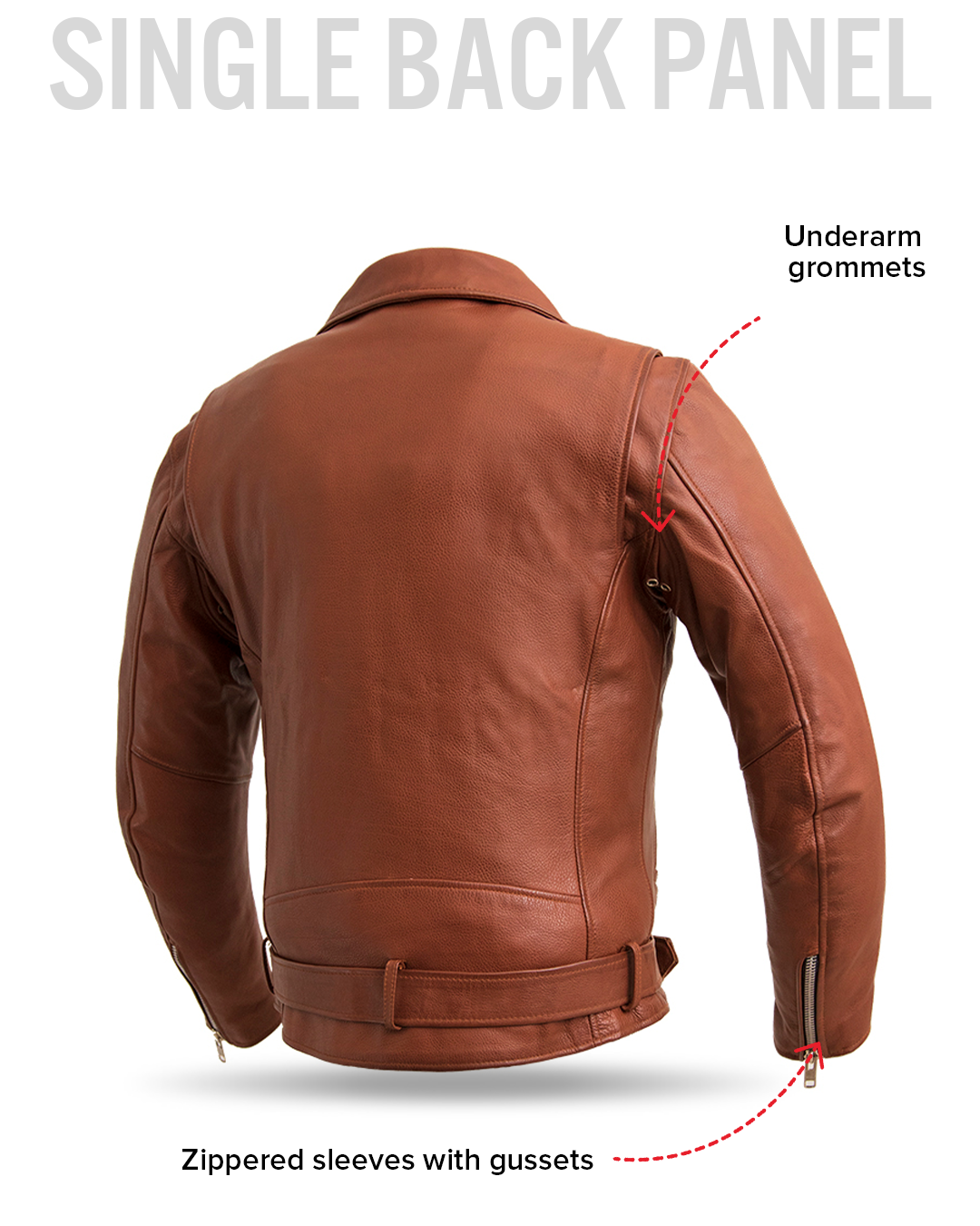 Fillmore Men's Motorcycle Leather Jacket Men's Leather Jacket Jackets