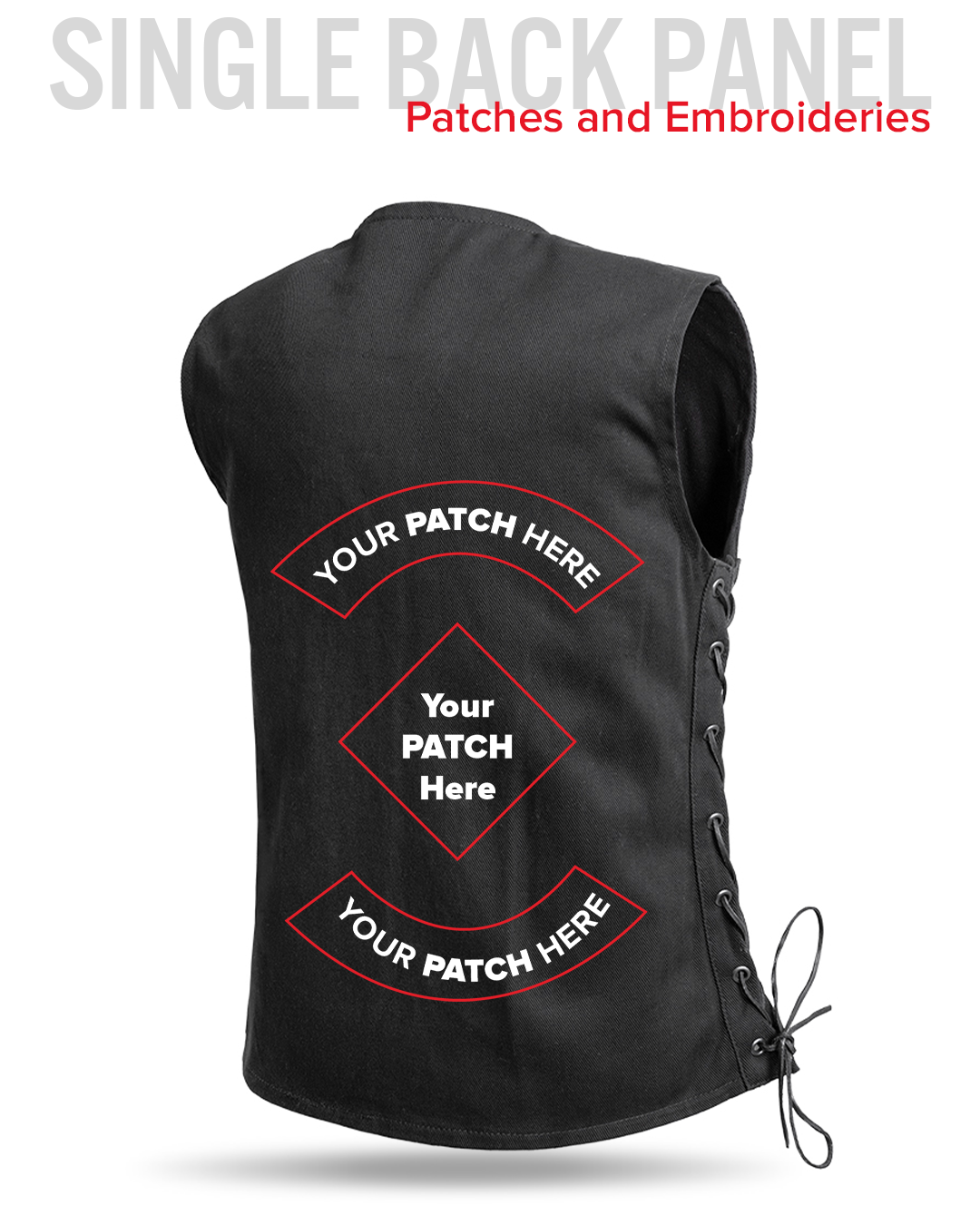 Tiff Women's Motorcycle Twill Vest – First MFG Co