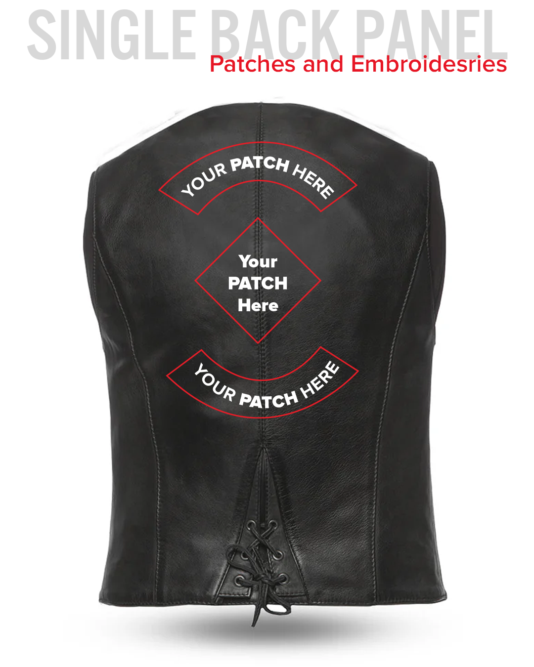 Savannah Women's Western Style Motorcycle Leather Vest Women's Leather Vest Vests
