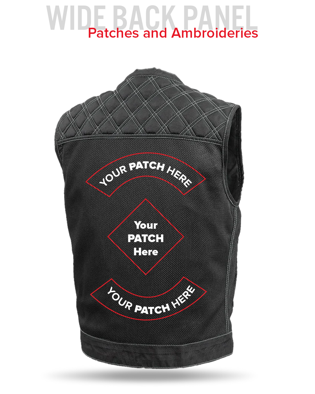 Downside Moto Mesh Men's Motorcycle Vest Men's Moto Mesh Vest Vests