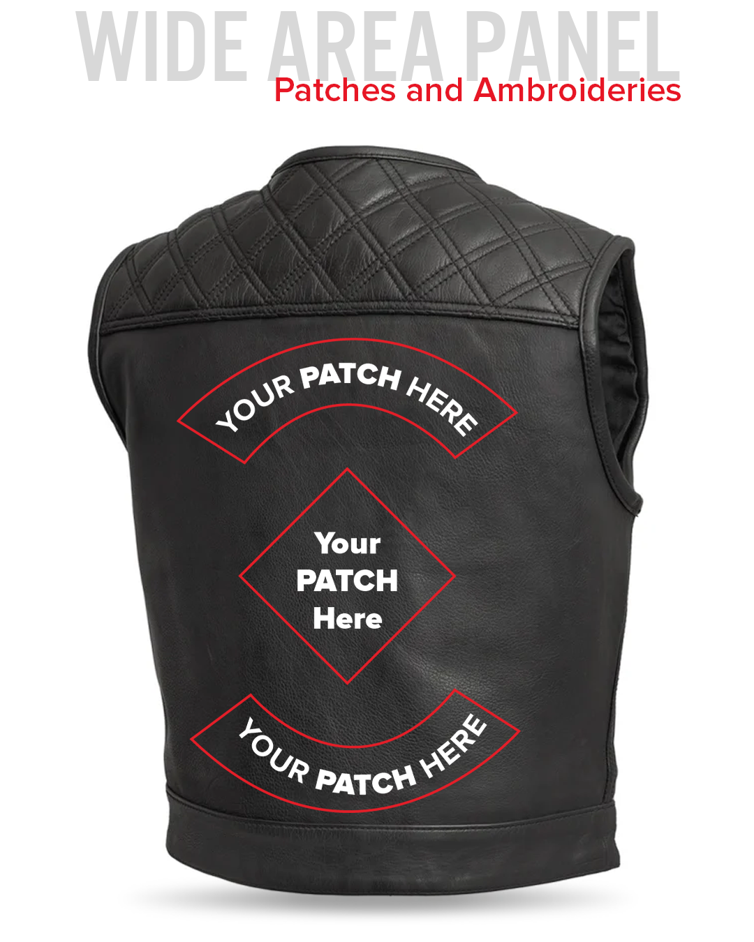 Shell Shock Men's Motorcycle Leather Vest (limited edition) Men's Leather Vest Vests