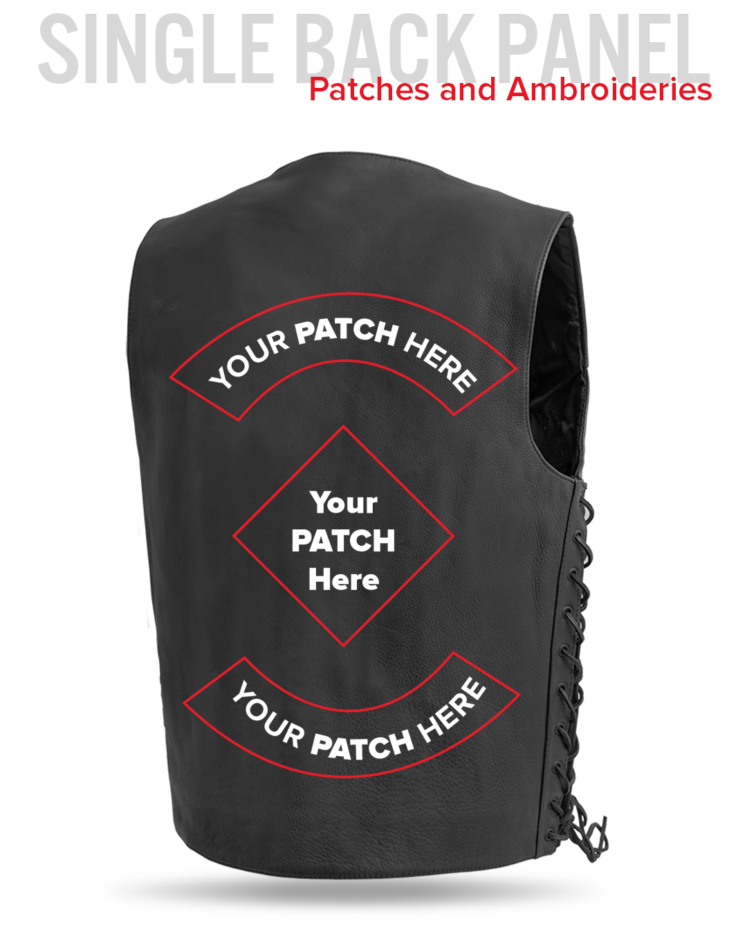 Deadwood Men's Motorcycle Western Style Leather Vest Men's Western Vest Vests