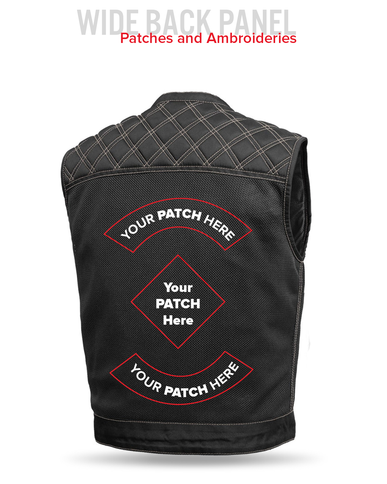 Upside Moto Mesh Men's Motorcycle Vest Men's Moto Mesh Vest Vests